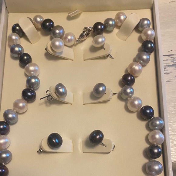 Lucas Lameth LUC Sterling Silver Pearls - Picture 3 of 5